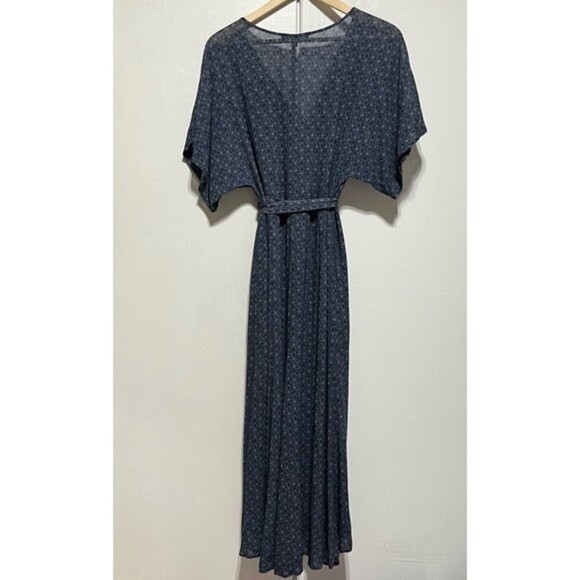 Sanctuary Mischa Midi Wrap Dress in Indigo Mandala, Medium - Picture 10 of 15